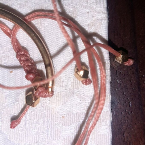 Evil Eye Bracelet in pastel shades with adjustable strap new