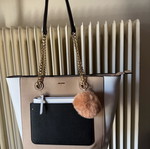 Aldo shoulder bag new, black and beige