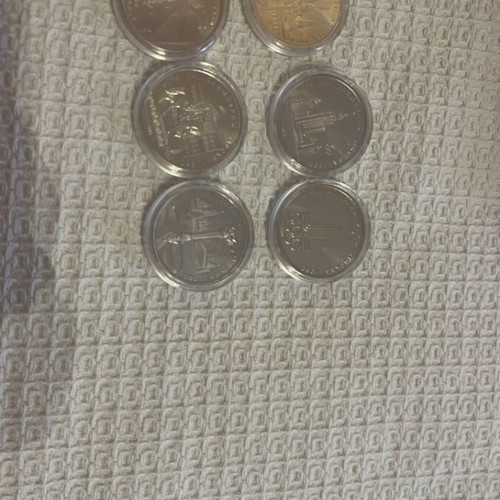 Olympic One Rouble Coins 1980 Moscow Games like new