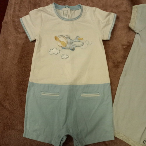 Summer rompers pack of 3, size 6-9 months, like new, Mothercare and Mayoral