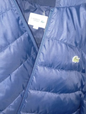 Μπουφάν Lacoste μπλε, καινούργιο, μέγεθος L
