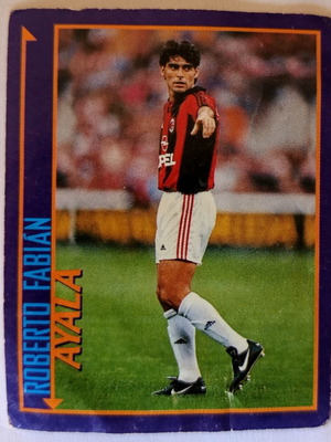 Roberto Fabián Ayala AC Milan collectible sticker 1998