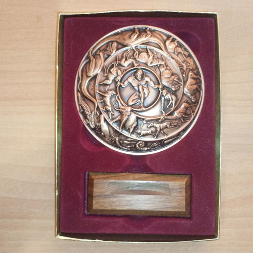 Rare artwork, medal by Marcel Jovaine