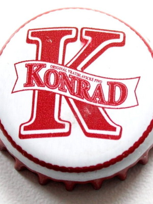 Konrad brewery bottle cap new from Czechia