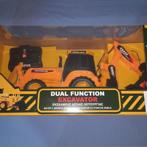 Dual function excavator new with remote control