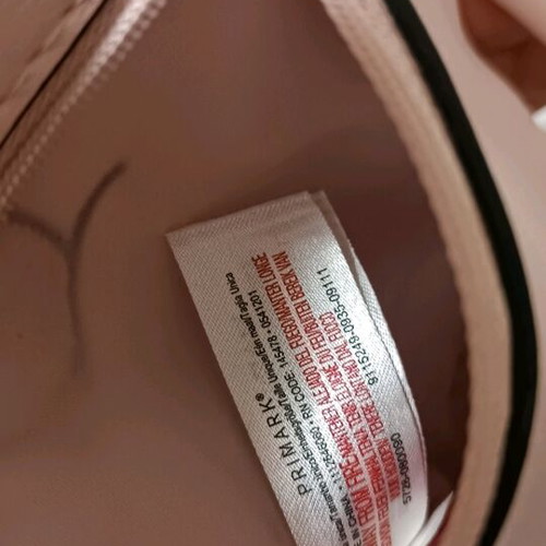 Disney girl bag like new, white and pink