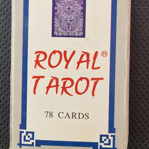Royal Tarot Greek Edition cards used, made in Taiwan