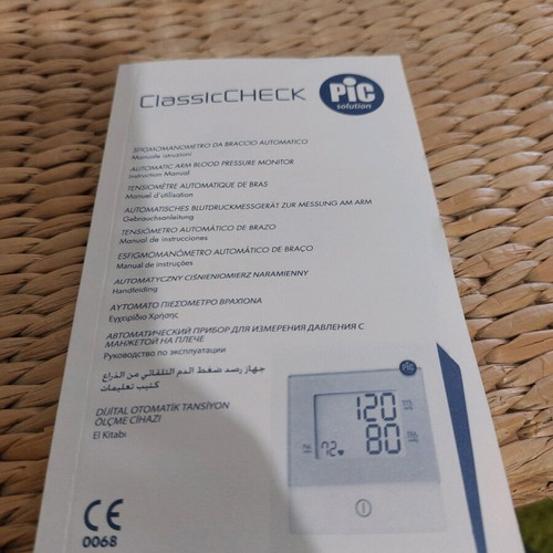 Pic Classic Check electronic arm blood pressure monitor new