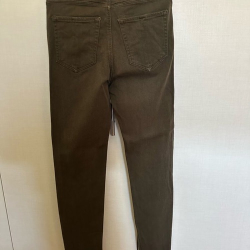 Elastic olive jeans used, size 36, H&M slim fit