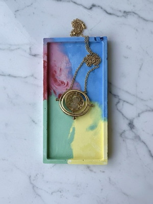 Harry Potter Inspired Handmade Cement Tray new, decorative