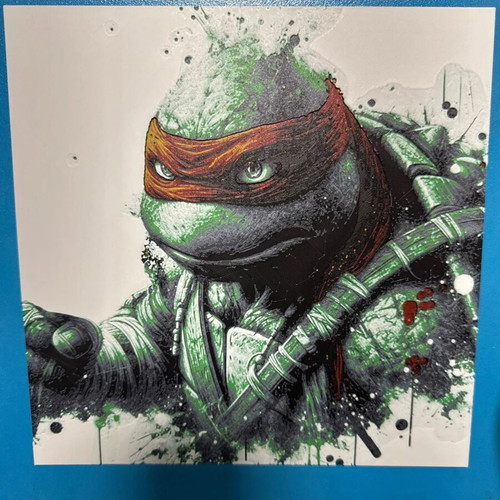 Ninja Turtles Rafael 3D embossed image new