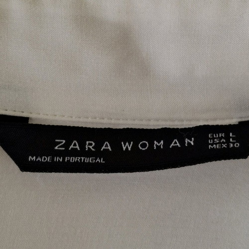 Zara shirt used, white, size L