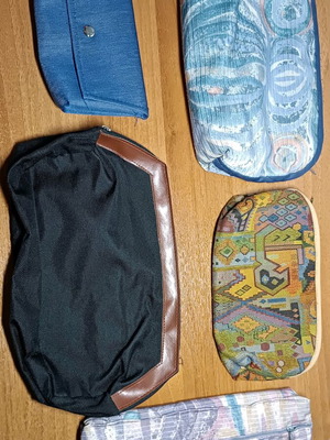 Neseser bags used, pack of 5 pieces