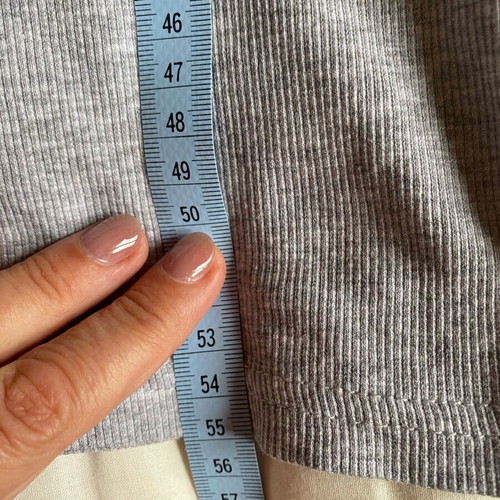 Blue motion grey women's vest size M like new with lace details