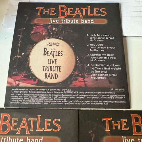 cd the Beatles live tribute band package