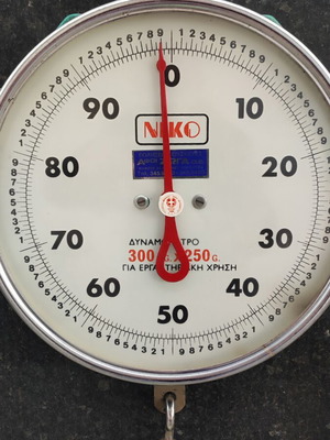 NIKO Hanging Scale 300kg used, professional analog