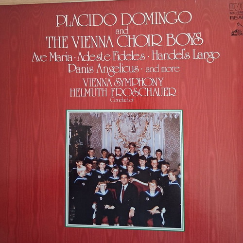 Placido Domingo And The Vienna Choir Boys LP like new, classical
