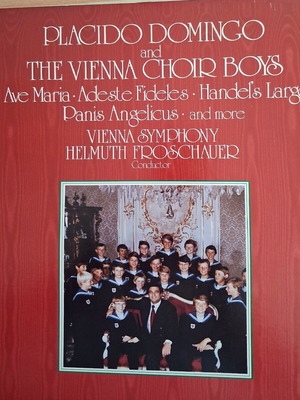 Placido Domingo And The Vienna Choir Boys LP like new, classical
