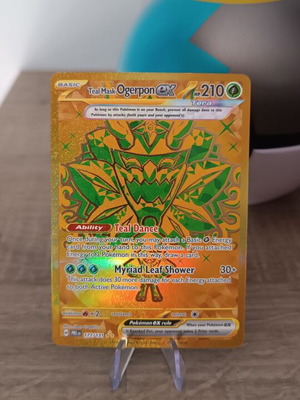 Teal Mask Ogerpon ex 177/131 Hyper Rare Pokémon card
