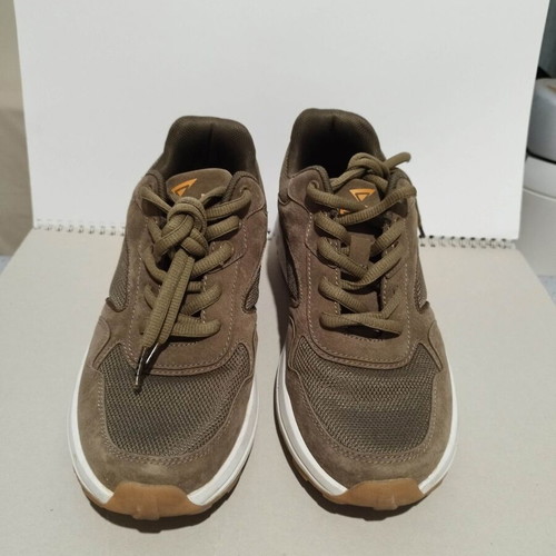 Level Anatomic leather sneakers khaki animal print size 37 like new