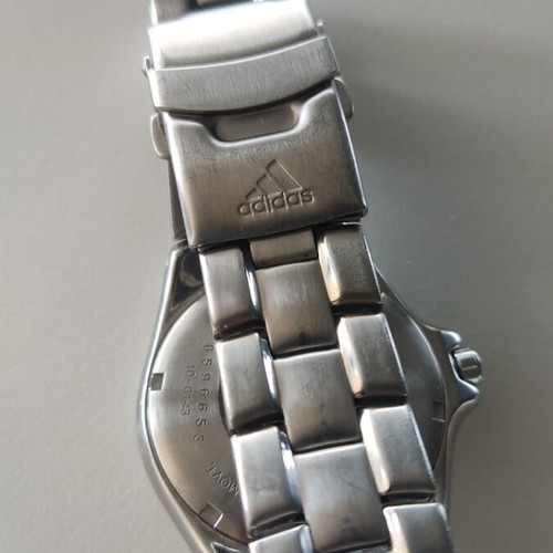 Adidas Diver 10-0143 watch like new with silver dial and steel bracelet