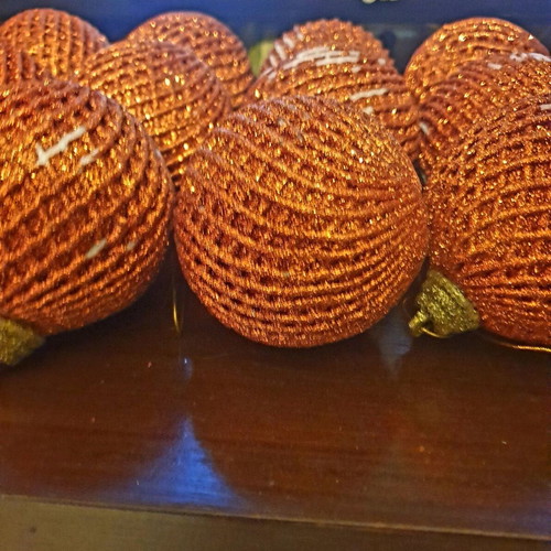 Christmas balls used, pack of 18, set of 2