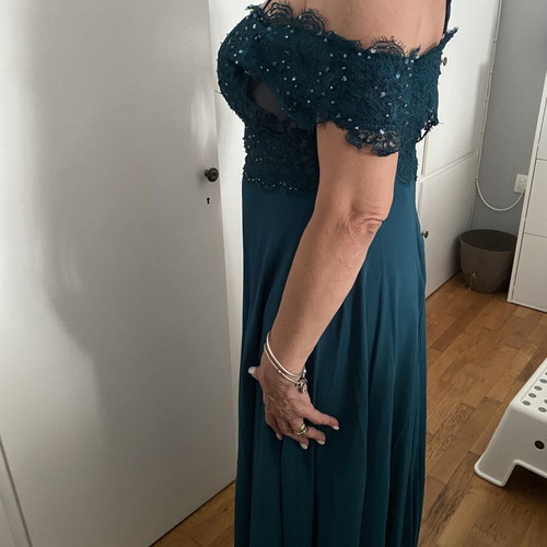 Turquoise formal dress, new with tag
