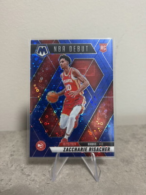2024-25 Mosaic Zaccharie Risacher RC Fast Break Blue NBA Debut card new
