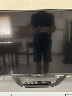 LG42LA620S TV for parts with remote control
