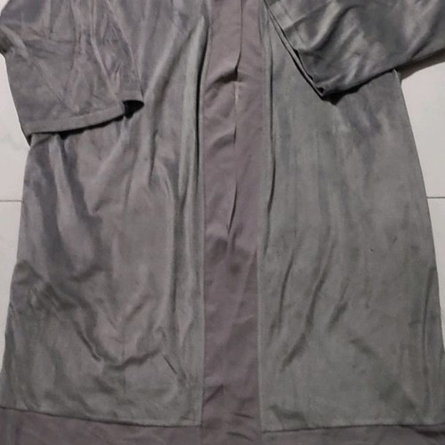 Velvet robe Oysho new, gray, size S