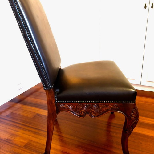 Theodore Alexander leather office chair like new