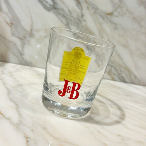 Vintage J&B Rare whisky glass like new, 1940s–1950s