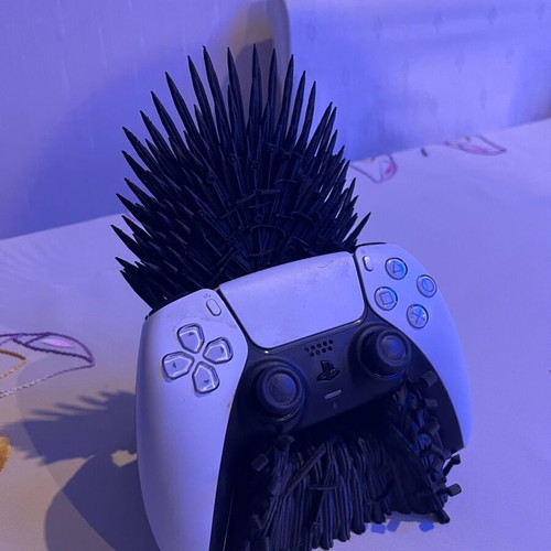 PS5 DualSense Controller Stand 3D Printed New Iron Throne Style