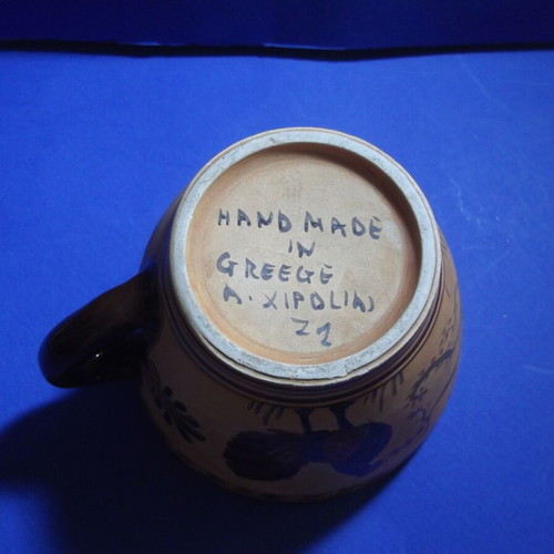Xipolias Handmade Ceramic Vintage Decorative Cup like new