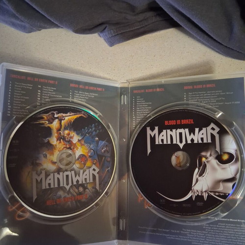 Manowar Fire and Blood DVD, metal