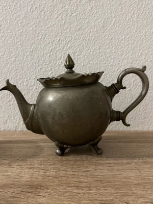J.A. Daalder teapot used, silver-plated, antique