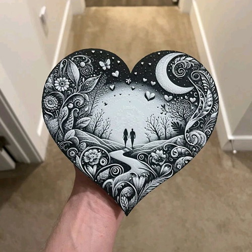 3D decorative heart new, ideal gift for couples