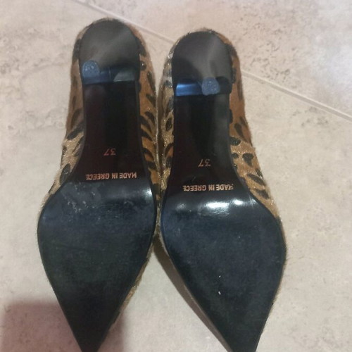 Prestige shoes used tiger print, size 37, multicolor