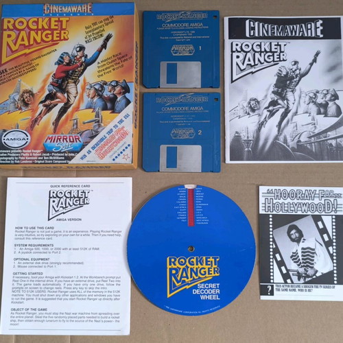 Rocket Ranger Amiga like new, complete in box