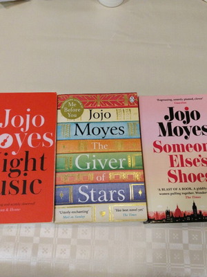 Jojo Moyes books used, set of 3 in English