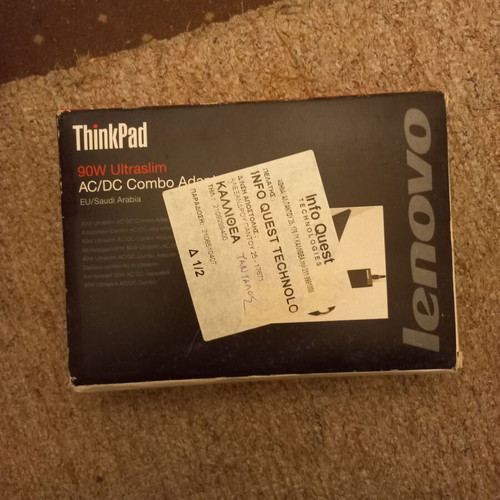 Lenovo 90W Ultraslim AC/DC Combo Adapter new