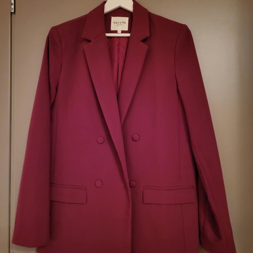 Grace & Mila No M jacket in magenta, like new