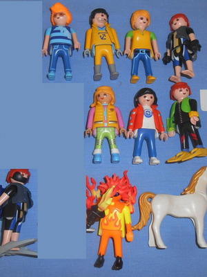 Φιγούρες Playmobil μεταχειρισμένες, πακέτο 11 τεμαχίων
