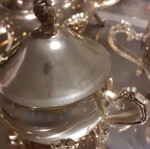 Silver-plated tableware like new with unique designs