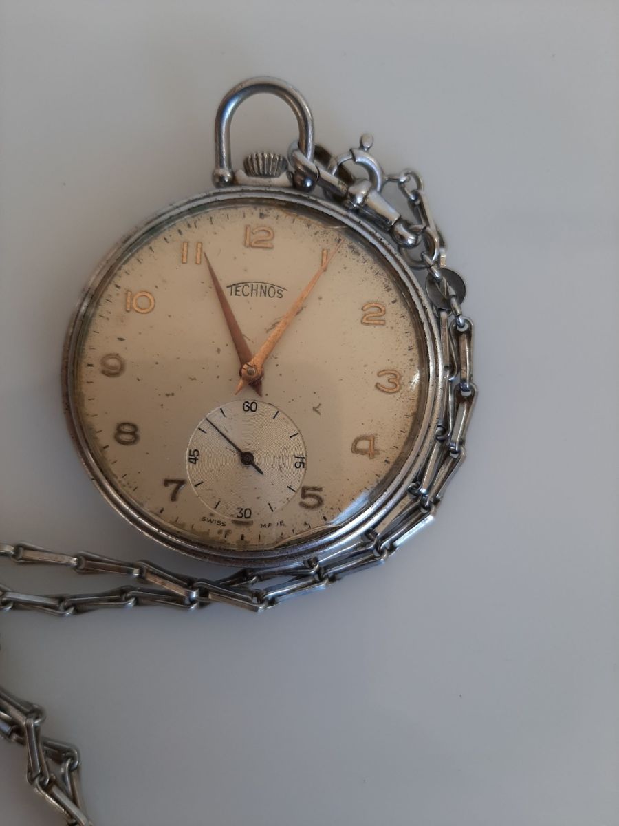 Technos on sale pocket watch