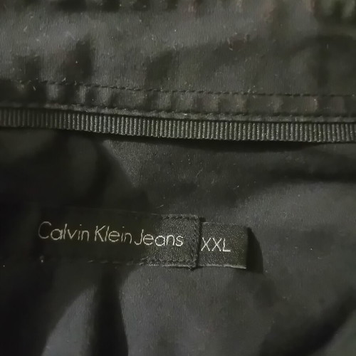 Calvin Klein men's dress shirt, black, cotton, size XXL