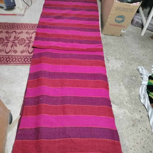 Woven wool rug new 450x85