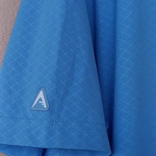 Antigua plus size men's polo shirt, blue, XXL