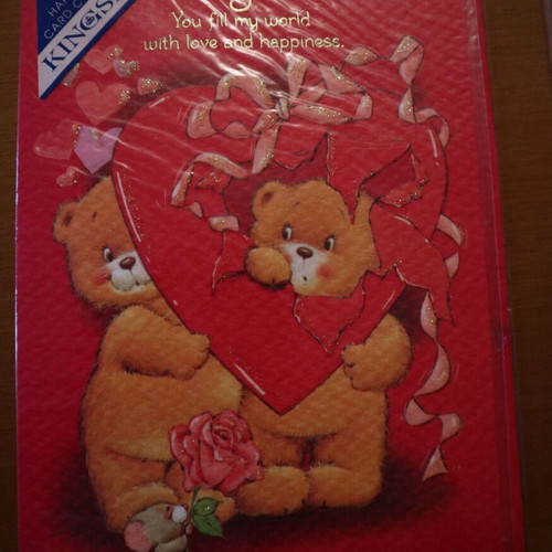 Valentine's Day cards new, set of 2 pieces