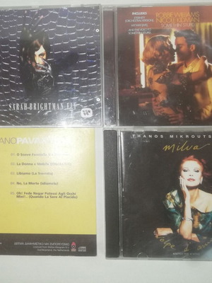 Pack of 4 foreign music CDs like new
